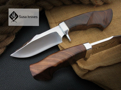 CUSTOM MADE, MIRROR POLISHED 440 C ,OUTDOOR JUNGLE HUNTING / FIGHTING CLAW KNIFE - SUSA KNIVES