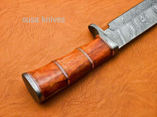 Load image into Gallery viewer, Handmade Damascus Steel 12.00 Inches Damascus Steel Bowie Knive - SUSA KNIVES
