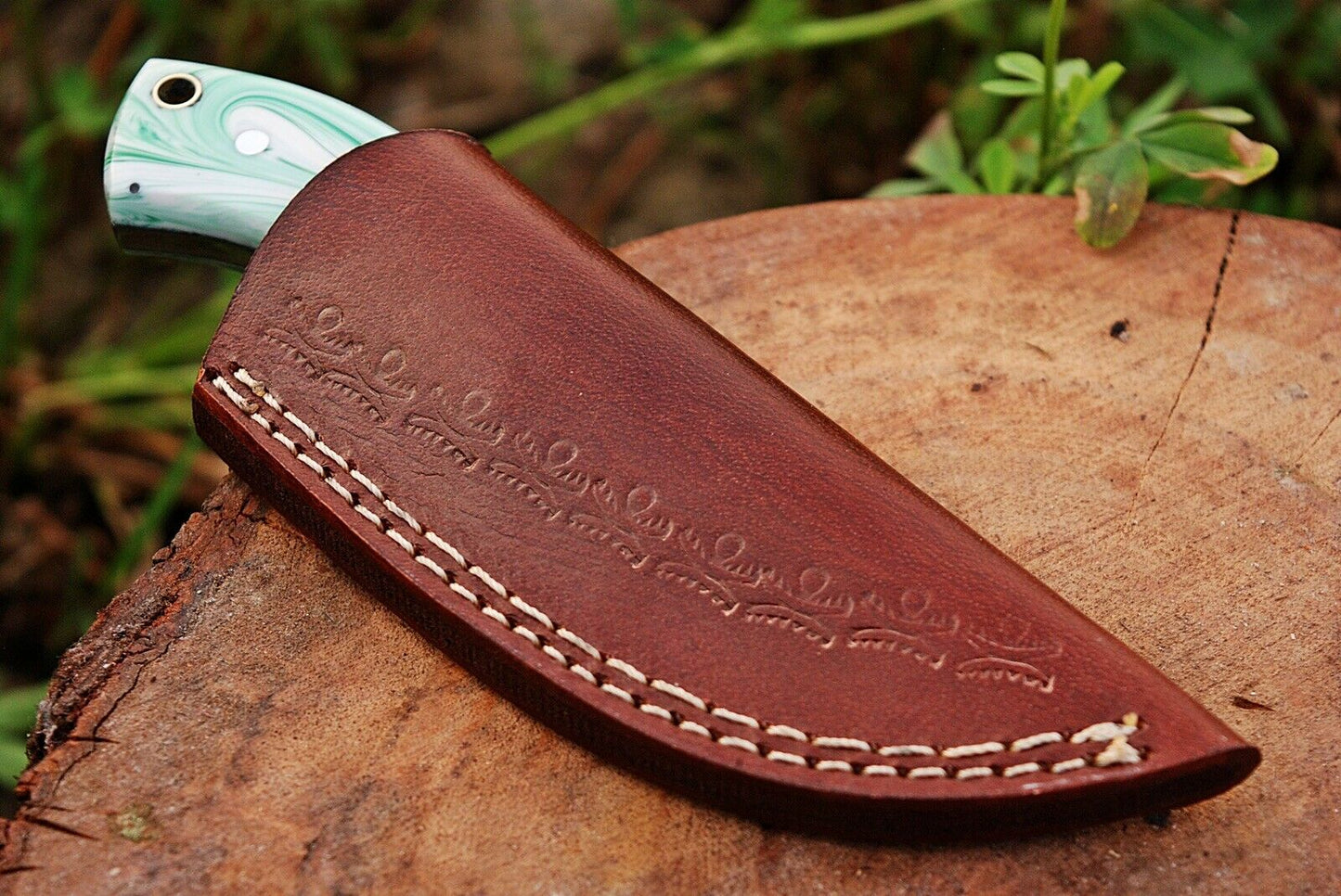 Custom hand Forged Railroad Spike Carbon Steel Fixed Blade Knife Q - SUSA KNIVES