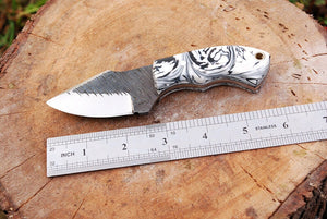 Custom hand Forged Railroad Spike Carbon Steel Fixed Blade Knife Q - SUSA KNIVES