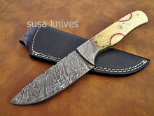 Load image into Gallery viewer, Custom hand crafted Damascus steel Moqen,s Bone lover Knife (Special Sale) - SUSA KNIVES
