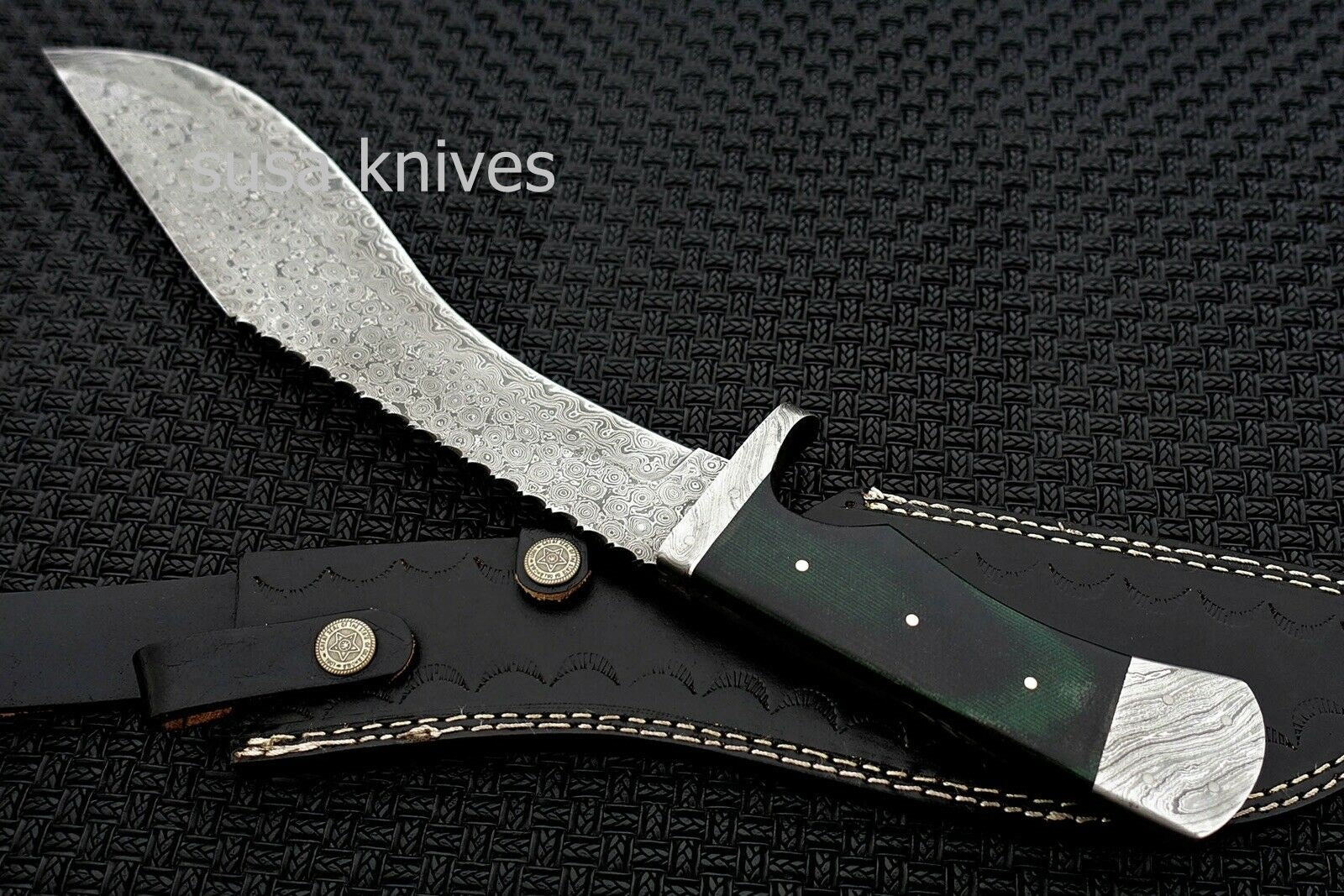 Custom Handmade Damascus Kukri Knife - SUSA KNIVES