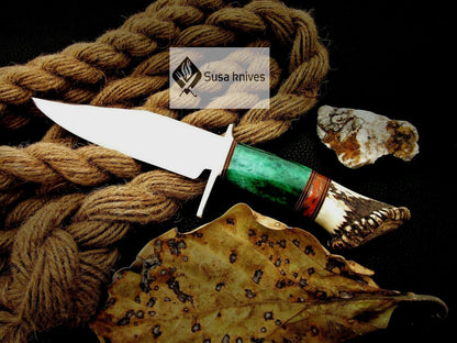 CUSTOM MADE, MIRROR POLISHED 440 C ,OUTDOOR JUNGLE HUNTING / FIGHTING CLAW KNIFE - SUSA KNIVES
