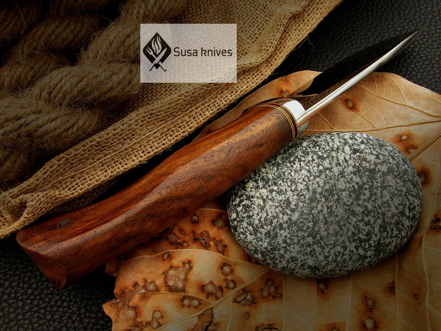 CUSTOM MADE, MIRROR POLISHED 440 C ,OUTDOOR JUNGLE HUNTING / FIGHTING CLAW KNIFE - SUSA KNIVES