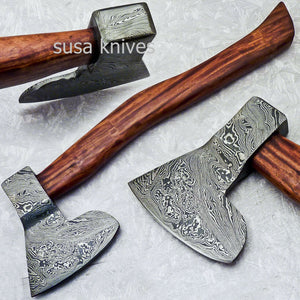 New Beautiful Handmade Damascus Steel AXE "UNIQUE AXE" Limited Edition - SUSA KNIVES