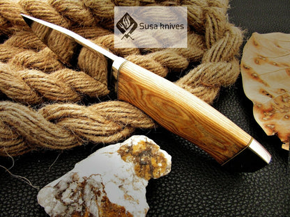 CUSTOM MADE, MIRROR POLISHED 440 C ,OUTDOOR JUNGLE HUNTING / FIGHTING CLAW KNIFE - SUSA KNIVES