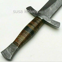 Load image into Gallery viewer, Custom Handmade Damascus Forged Steel sword Knife - SUSA KNIVES
