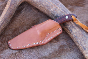 handmade damascus steel bull cutter/ constration knife - SUSA KNIVES